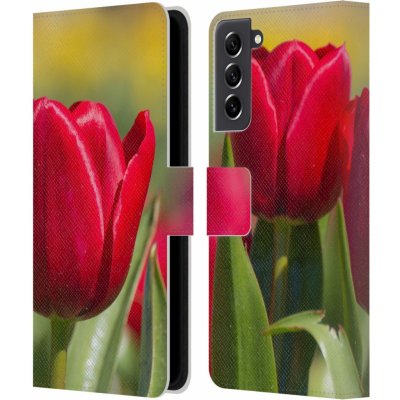 Pouzdro HEAD CASE Samsung Galaxy S21 FE 5G - Andrea Anderegg - Foto rudé tulipány – Zboží Mobilmania
