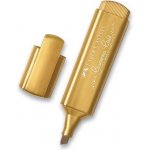Faber-Castell 154650 zvýrazňovač Textliner 46 Metallic metalický zlatý – Zboží Živě