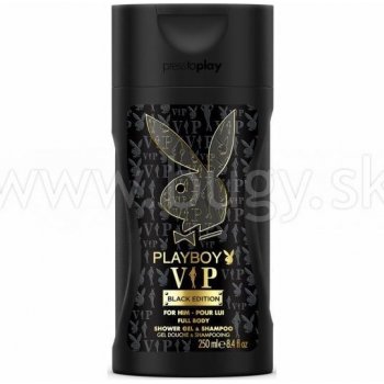 Playboy Vip Black Edition for Him sprchový gel 250 ml