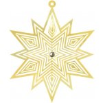 MFP Paper 8885955 vločka zlatá závěs vánoční plech. 8cm 1805B-129.10/001 – Hledejceny.cz