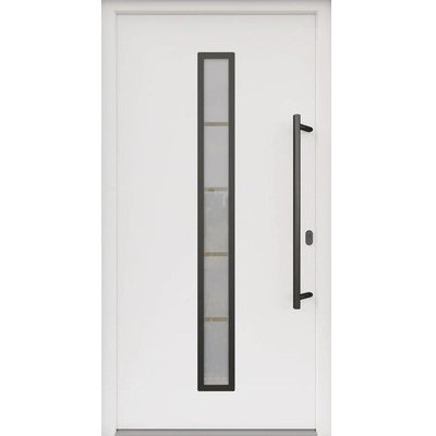 ARON vchodové dveře 3171-1 bílé 100 x 200 cm P – Hledejceny.cz
