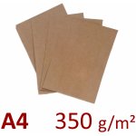 Tvrdý kreativní kraftový papír A4 350 g/m2