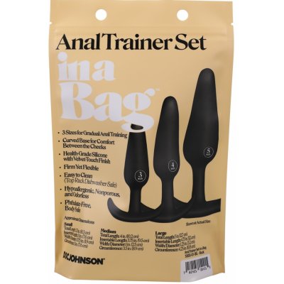 Doc Johnson in a Bag Anal Trainer Set Black – Zboží Mobilmania