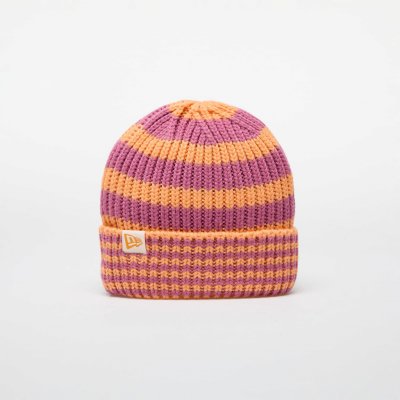 New Era Knit Medium Stripe beanie Orange Glaze – Hledejceny.cz