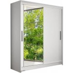 Nejlevnější nábytek Tabari VI bílý mat/zrcadlo 150 cm – Zboží Dáma