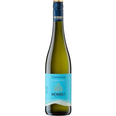 Weinbiet Chardonnay Nealko 0% 0,75 l (holá láhev) – Zboží Dáma