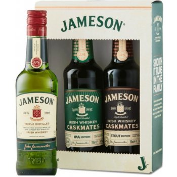 Jameson Trilogy Irish whiskey 40% 3 x 0,2 l (set) od 999 Kč - Heureka.cz