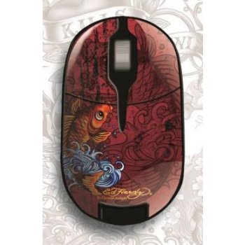 Ed Hardy Pro Wireless Mouse Fashion 2 - Koi Fish MO09B05F