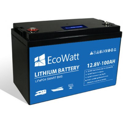 EcoWatt LiFePO4 BMS 12,8V/100Ah 1280Wh ECO-12-100 – Zboží Živě