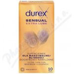 Durex Sensual Extra Lube 10 ks – Zboží Dáma