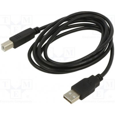 ART AL-OEM-100 USB 2.0, USB A vidlice,USB B vidlice, 1,8m, černý