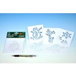 Šablony na malování B Vzdušná doprava 6 – Zboží Dáma