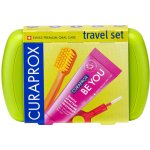 Curaprox Travel set zelený 2 ks zubních kartáčků + zubní pasta 10 ml dárková sada – Zbozi.Blesk.cz