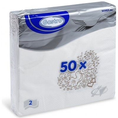 Wimex ubrousky 2V Svatba 50ks 33x33cm – Hledejceny.cz