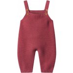 Lupilu Dívčí pletené laclové kalhoty s BIO bavlnou červená – Zboží Dáma