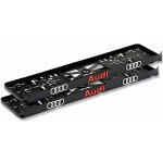 3D Podložka pod SPZ AUDI červená (2ks) – Sleviste.cz