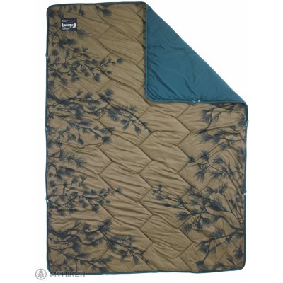 Thermarest STELLAR BLANKET Peeking Pine Print eraloftová přikrývka hnědá – Zboží Mobilmania