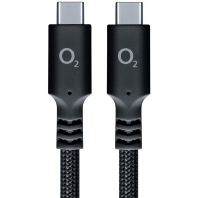 O2 198626 USB-C x C, 1,2m, černý – Zboží Živě