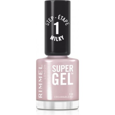 Rimmel Super Gel gelový lak na nehty bez užití UV/LED lampy odstín 110 Cream & Blend 12 ml – Zboží Dáma