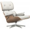 Křeslo Vitra Eames Lounge Chair white pigmented walnut