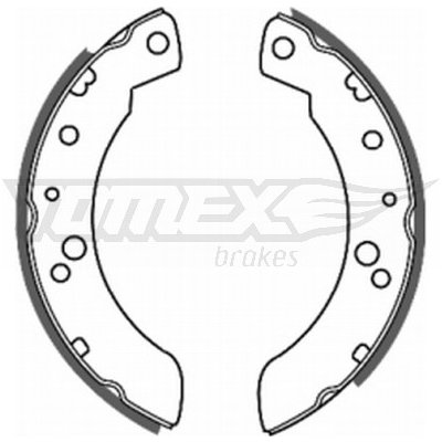 Tomex Brakes Sada brzdových čelistí TX 20-33 | Zboží Auto