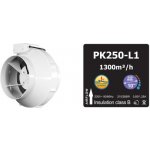 Ventilátor Prima Klima 250mm, 1300m3/h - 1-rychlostní – Hledejceny.cz