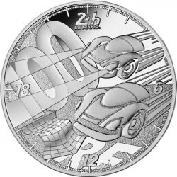 Monnaie de Paris Stříbrná mince 24 hodin Le Mans 22,2 g Francie