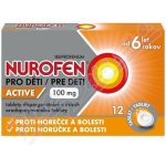 NUROFEN PRO DĚTI ACTIVE POR 100MG POR TBL DIS 12 – Hledejceny.cz