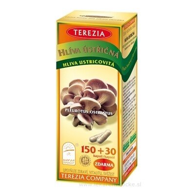 TEREZIA COMPANY TEREZIA HLIVA ÚSTŘIČNÁ cps 150+30 zdarma (180 ks) – Hledejceny.cz