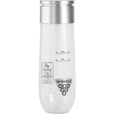 SANELI Lahev 0,7 l s odlehčovacím uzávěrem pro výrobník sody WineGAS Slim II – Zboží Dáma