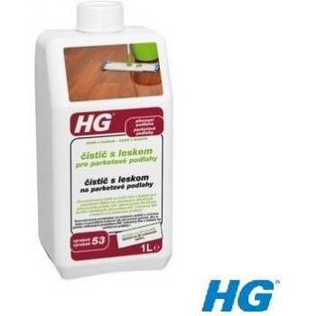 HG čistič s leskem pro parkety & dřevěné podlahy 1 l