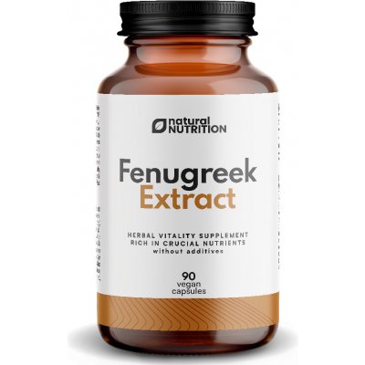 Natural Nutrition Fenugreek extrakt kapsle 90 kapslí – Hledejceny.cz
