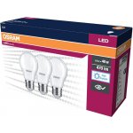 Osram 3x LED žárovka E27 A60 4,9W = 40W 470lm 6500K Studená bílá – Hledejceny.cz