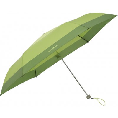 Samsonite Rain Pro 3 sect. ultra mini flat manuální deštník Geometric Green Print – Zboží Mobilmania