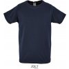 Dětské tričko Sol's dětské sportovní tričko Sporty modrá námořní