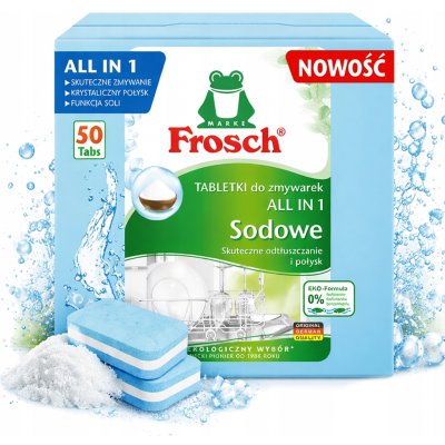 Frosch Kuchyňské tablety do myčky 30 ks 540 g All in 1 sodou – Sleviste.cz