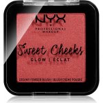 NYX Professional Make-up Sweet Cheeks Blush Glowy tvářenka Citrine Rose 5 g – Zboží Dáma