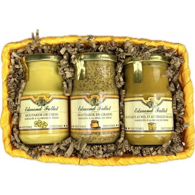Edmond Fallot Dijon Dárkový koš 620 g 3 ks – Zboží Dáma
