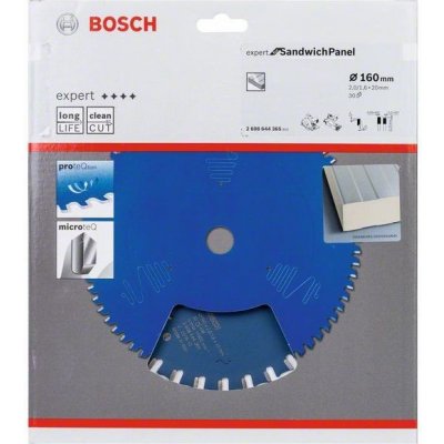 Bosch Pilový kotouč Expert for Sandwich Panel, 160x2,0/1,6 mm 2608644365