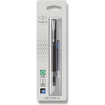 Parker Vector XL Black plnicí pero hrot M 15022159764