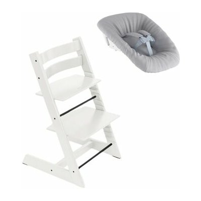 Stokke Tripp Trapp + Newborn set White/Grey – Hledejceny.cz