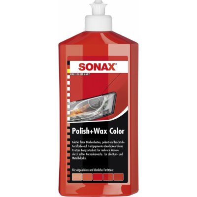 Sonax Polish & Wax Color červená 500 ml – Zbozi.Blesk.cz