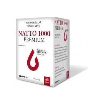 NATTO 1000 Premium normální funkce krve 60 kapslí