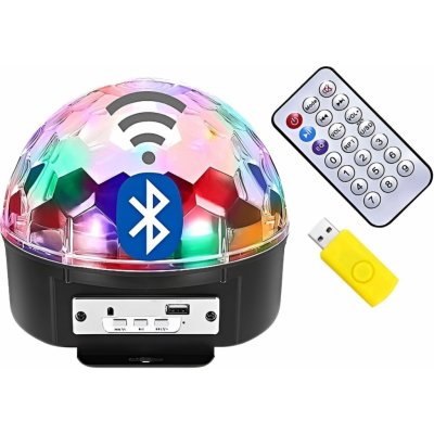 Verk 15899 LED Disko koule Bluetooth s dálkovým ovládáním – Zboží Dáma