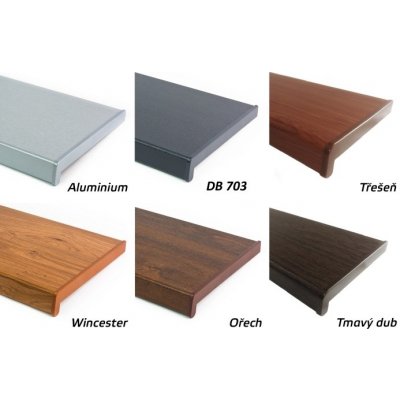 Comfort Vnitřní parapet Premium 300 mm alux DB 703 – HobbyKompas.cz