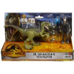 MATTEL Jurský svět Nadvláda Dr. Ian Malcolm a Velociraptor – Hledejceny.cz