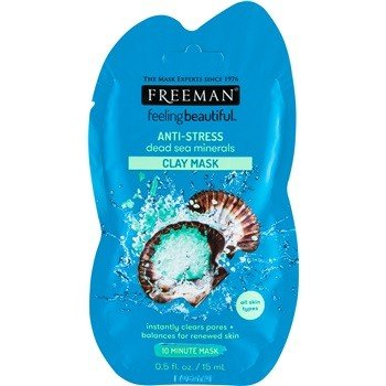 Freeman antistresová pleťová maska s minerály z Mrtvého moře Facial Anti-Stress Mask Dead Sea Minerals 15 ml