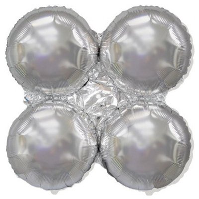 Godan Fóliový podstavec základna na balonky stříbrný 90 cm – Zboží Mobilmania