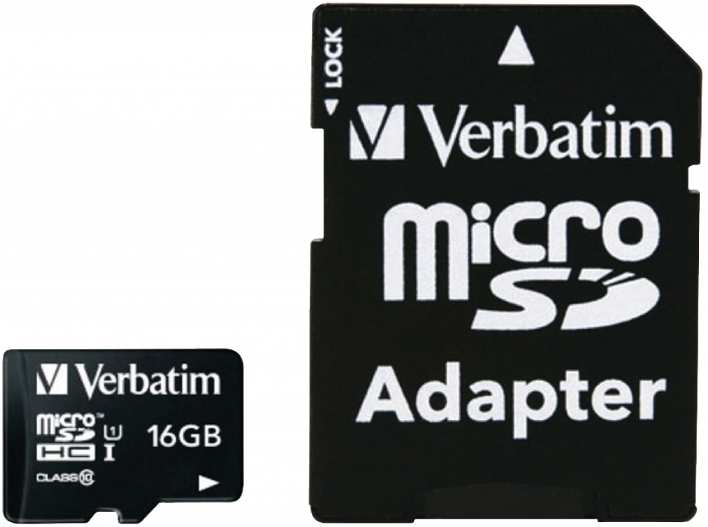 Verbatim MicroSDHC 16 GB 44082