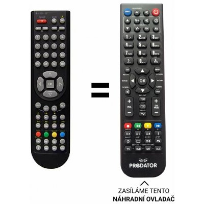 Dálkový ovladač Predátor Sencor SLT1915DVBT (SE) WHITE, SLT1913DVB-T (SE) – Hledejceny.cz